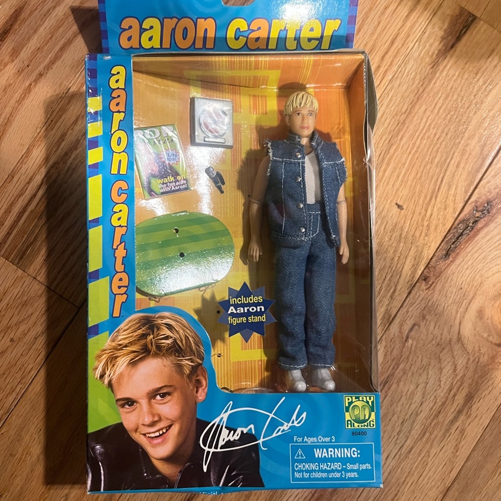 Aaron Carter mini Collectible Doll with Denim Outfit